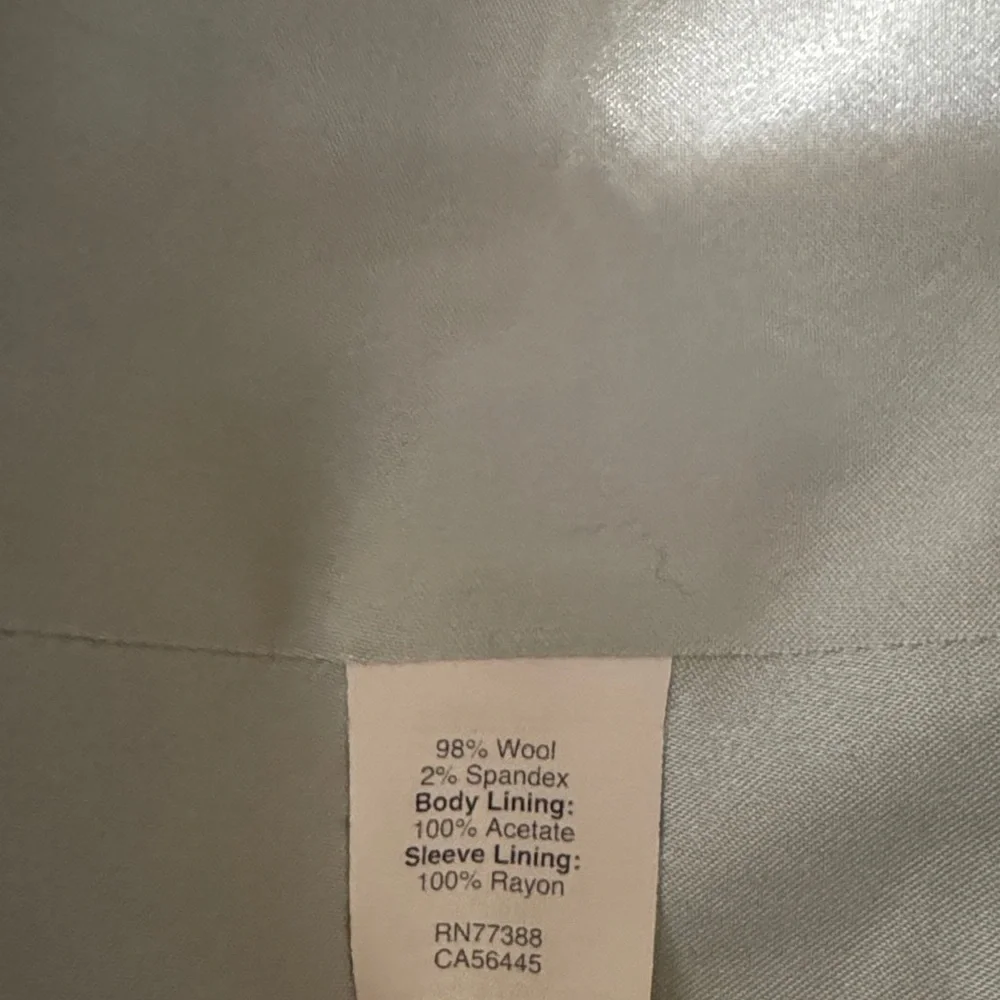 J. Crew Dark Blue Wool Blazer with Gold Buttons - Picture 6 of 6